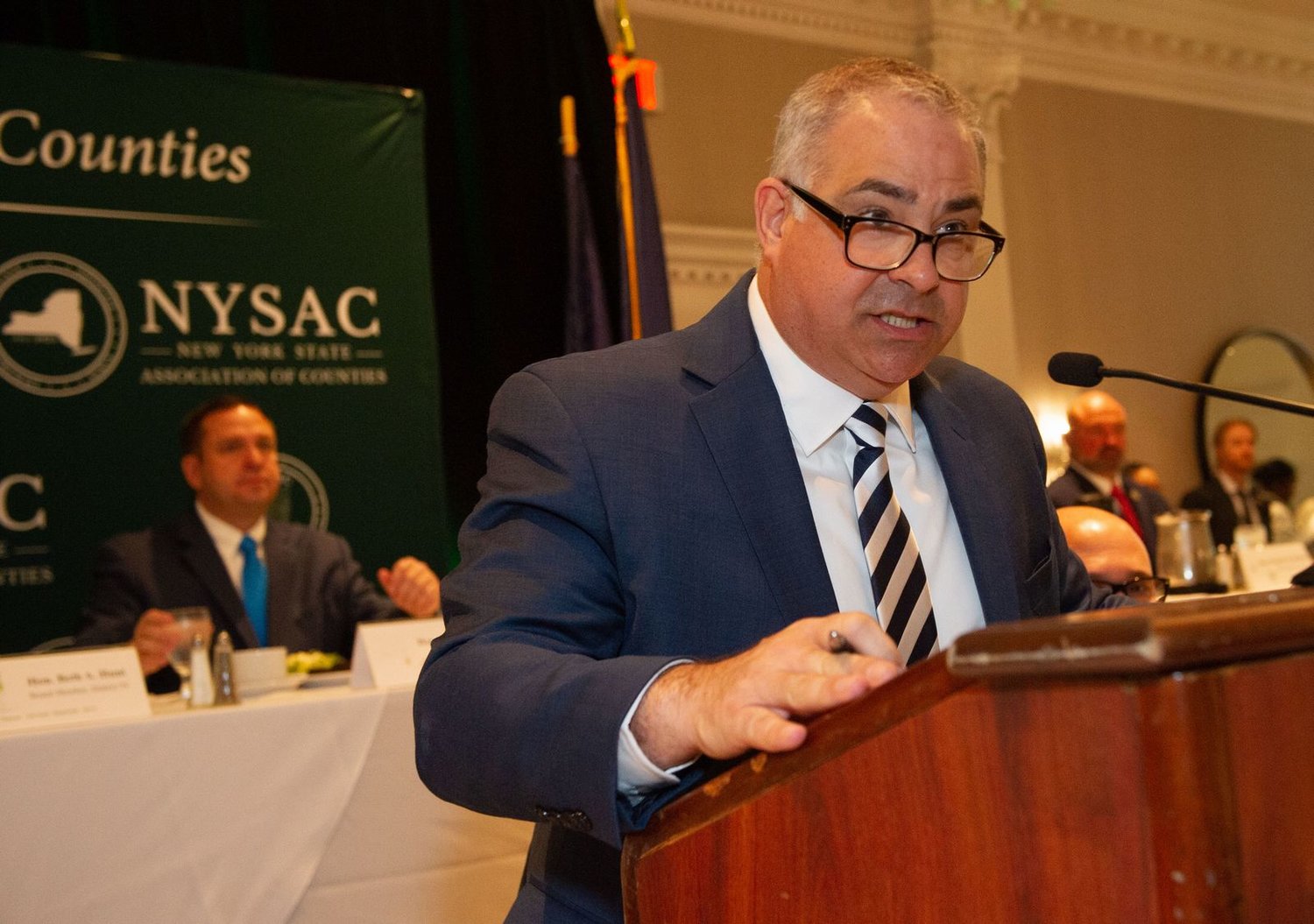 “The Governor's plan to shift $625 million onto local property taxpayers would be so damaging to the residents we serve, and to affordability in New York State, that we felt we simply couldn't wait to make the county voice heard on this issue,” said NYSAC President and Clinton County Administrator Michael E. Zurlo.